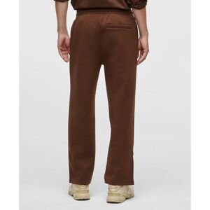 Mode of One Dark Walnut Fleece Pants XXL Brown Straight Leg Zipper NWT